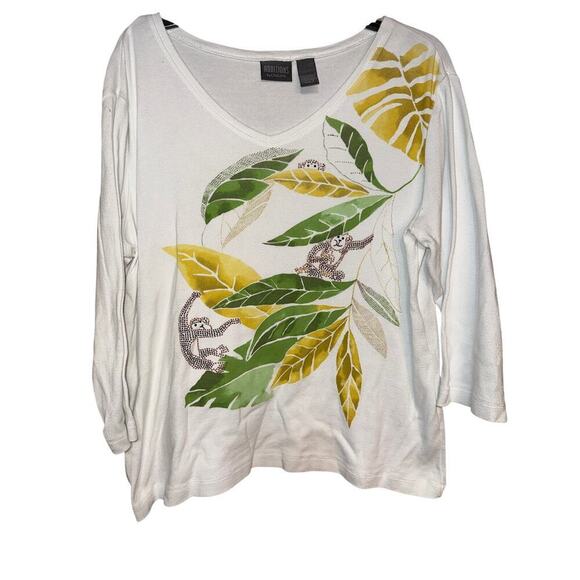 CHICOS studded monkey top size XL - Picture 1 of 5